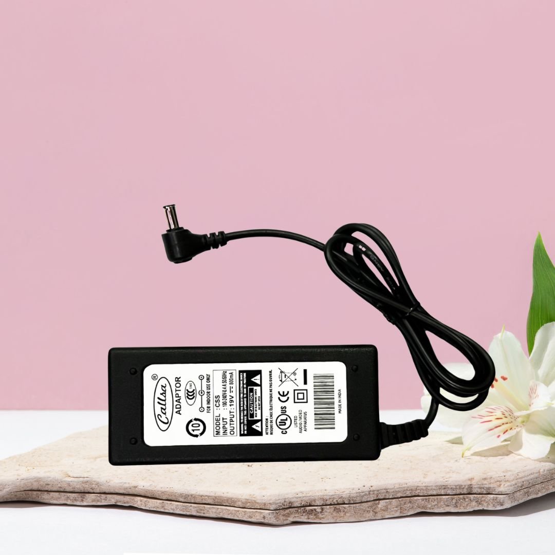 Callsa 19V 800mA Power Adapter for LG Monitor TV, LED, LCD for 19M38HB 19015Gpg-1 Ads-40Fsg-19 Power Supply and Compatible for Lg 18.5 Inch 19 Inch 21.5Inch 22Inch 24Inch 27Inch Monitors (Black)
