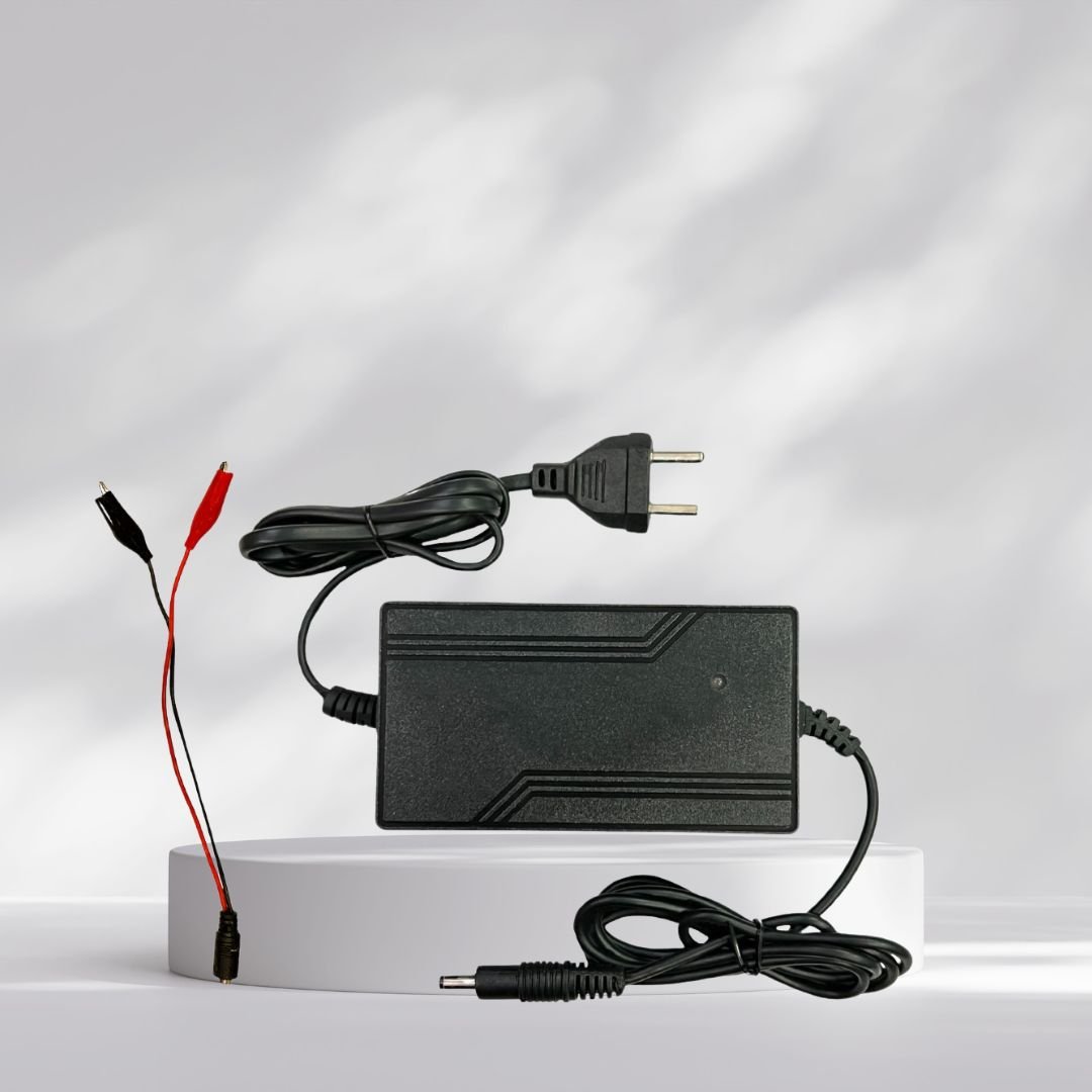 CALLSA 24V 3Amp Fast Battery Charger with Auto-Cut Off for Lead Acid, Phosphate, Lithium ion Battery (AC Input 240V 50Hz Dc Output 24 Volt 3 Amp) Black