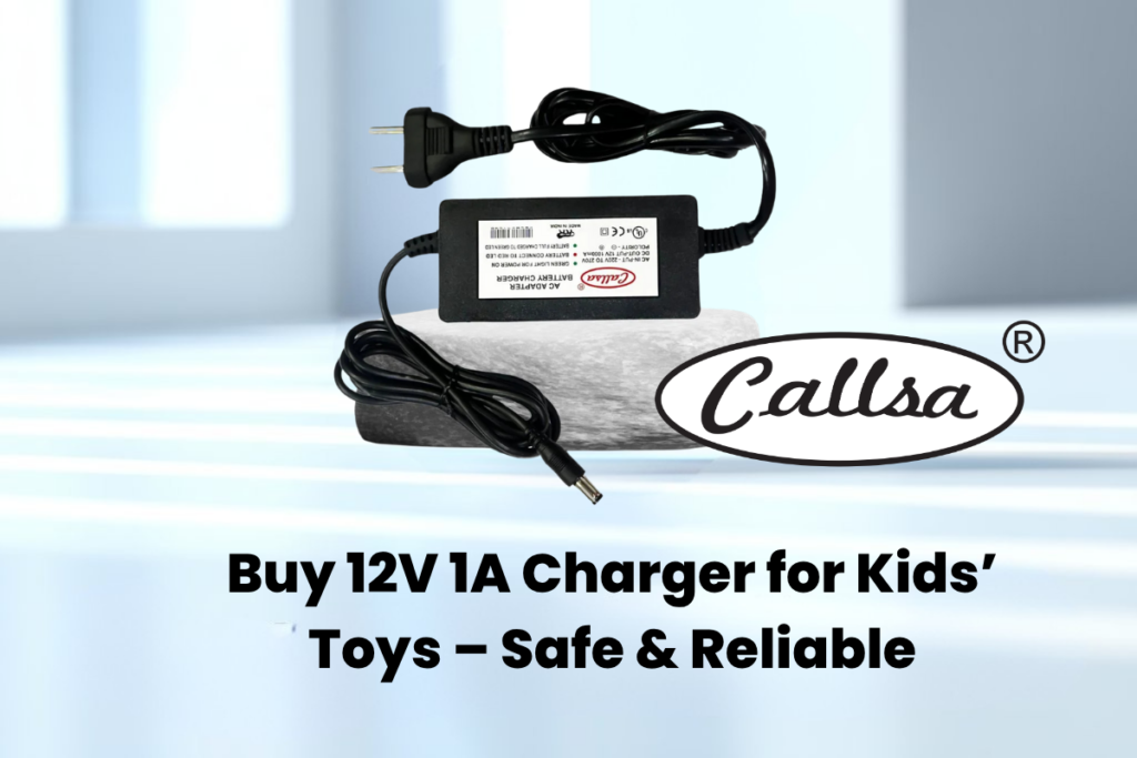 12V 1A Charger for Kids’ Toys