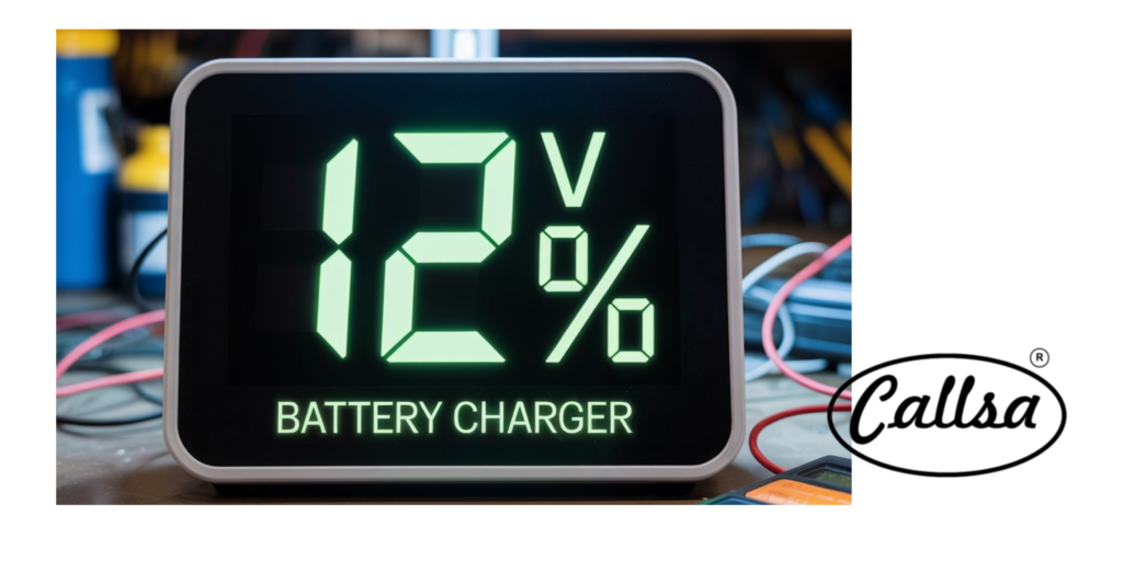 12V Percentage Display Battery Charger